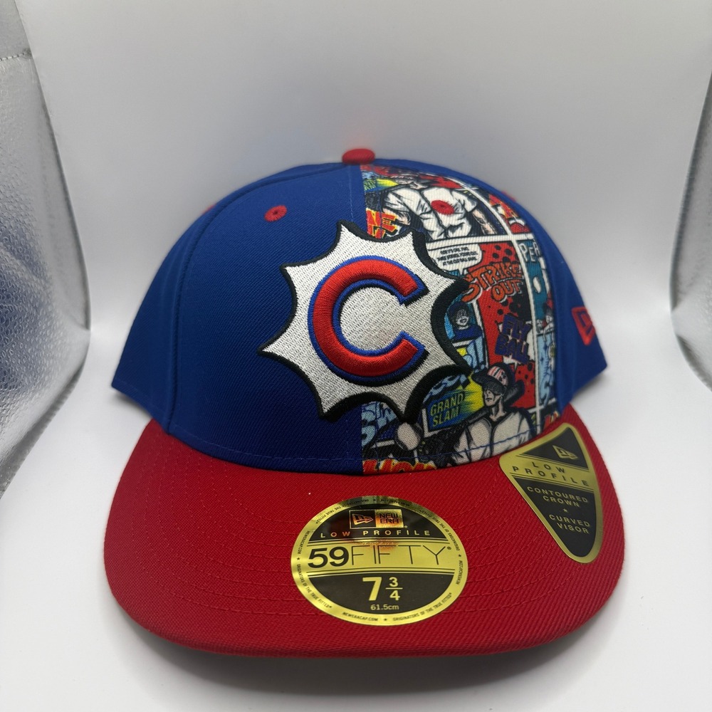 New Era 59FIFTY Chicago Cubs Players Weekend Comic Hat 7 3/4 Low Profile Cap